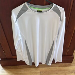 Attack Life by Greg Norman White and Gray Jersey